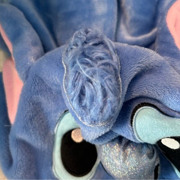 Stitch From Lilo & Stitch Zip Up Footless Pajamas PJs Disney Halloween Sz Small - Picture 7 of 10